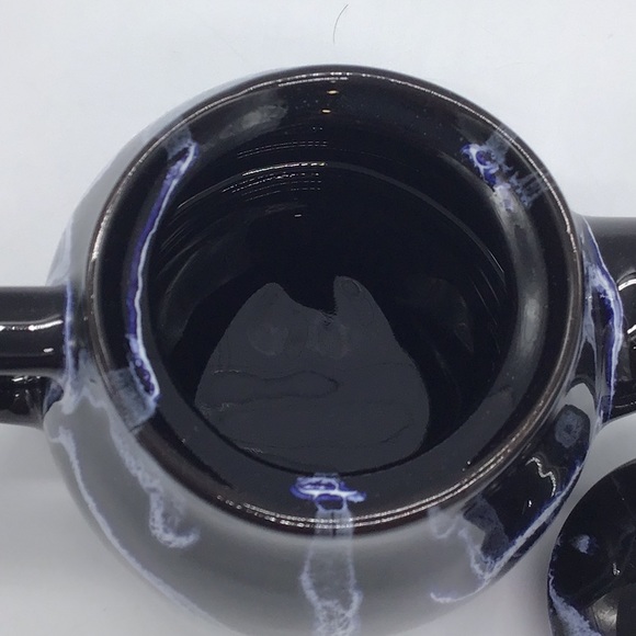 Rare Blue Mountain Pottery Granite Glaze Tea Set - Picture 4 of 15